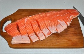(запеченная, форель, картошкой) Запеченная форель с картошкой