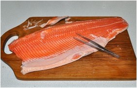 (запеченная, форель, картошкой) Запеченная форель с картошкой