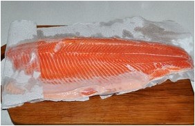 (запеченная, форель, картошкой) Запеченная форель с картошкой
