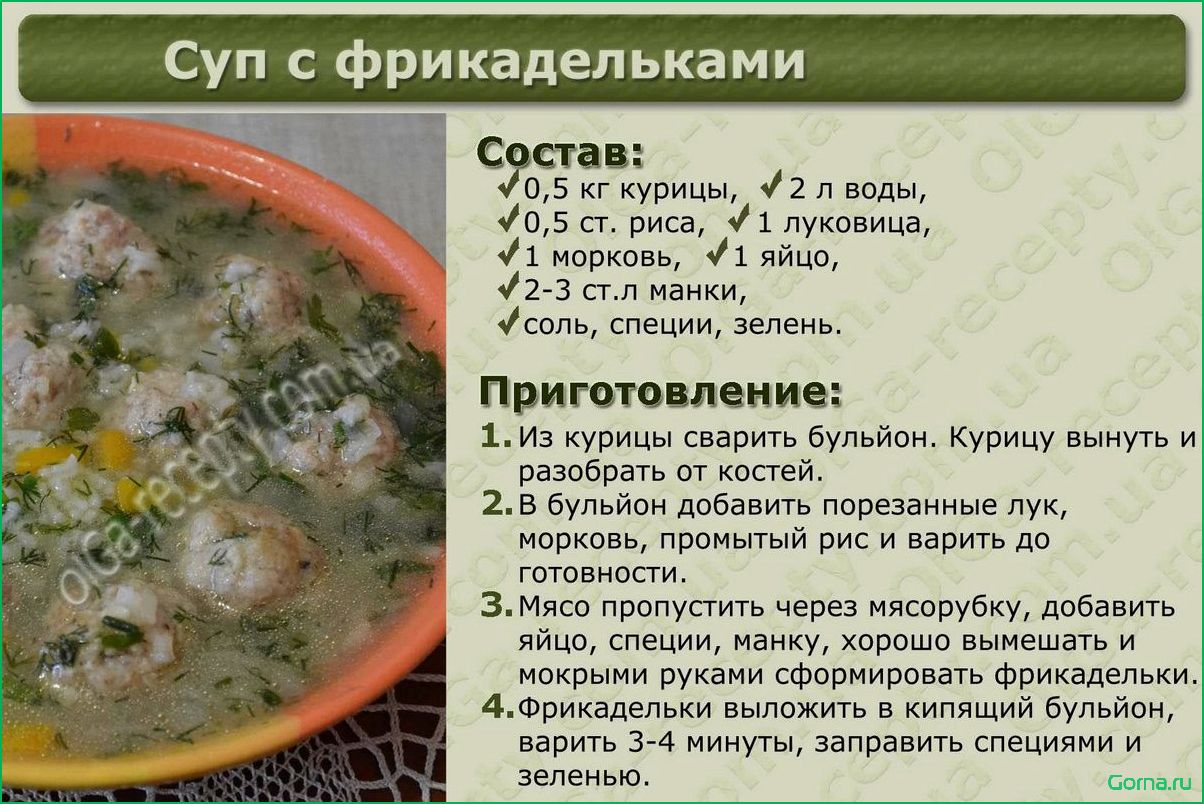 Приготовление вкусного и питательного супа из рыбного фарша