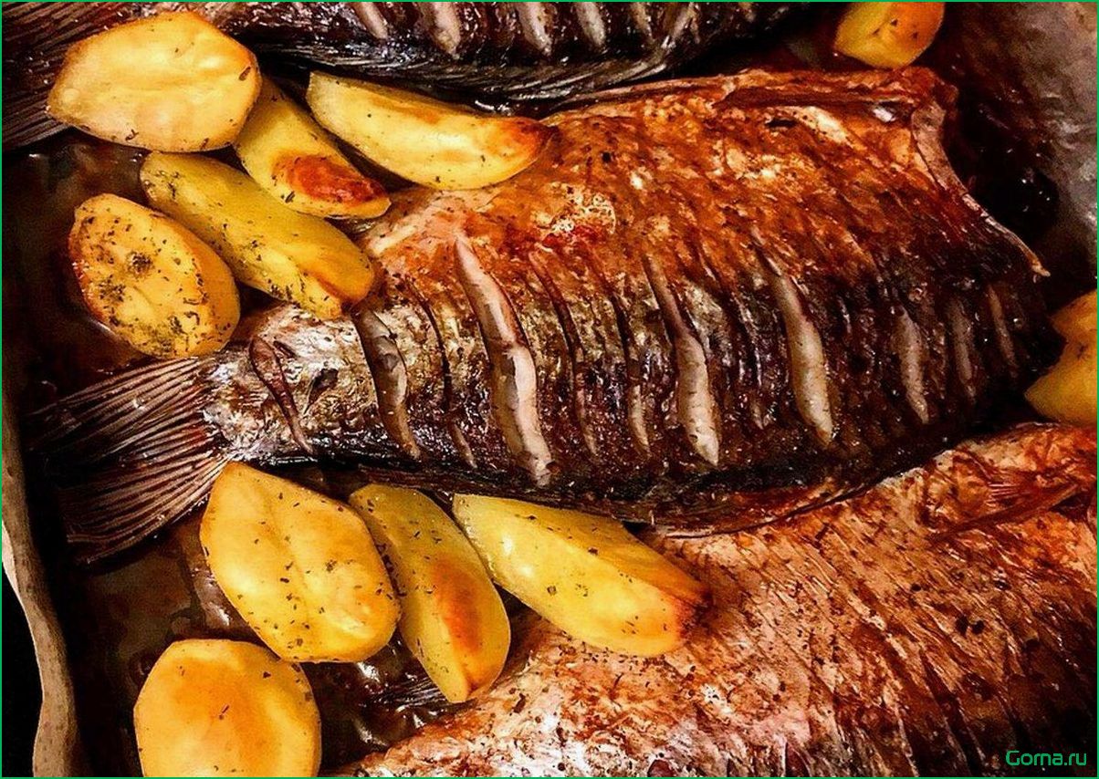 Блюда рыбы карася