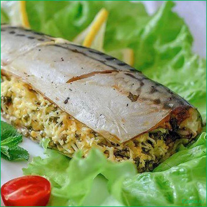 Блюда с рыбой и грибами