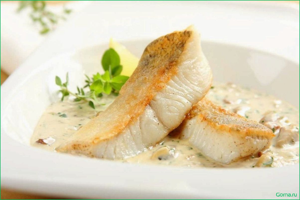 Блюда с рыбой и грибами