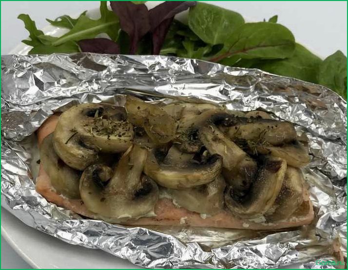 Блюда с рыбой и грибами