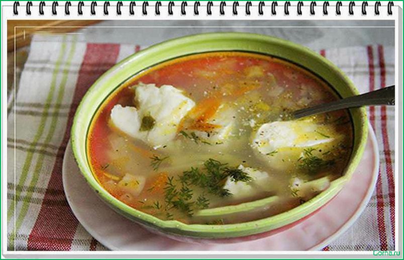 Рыбный суп с зубаткой