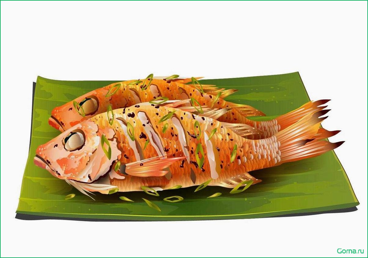 (кулинарные, идеи, векторные, изображения, рыбой) Кулинарные идеи: векторные изображения с рыбой на блюде