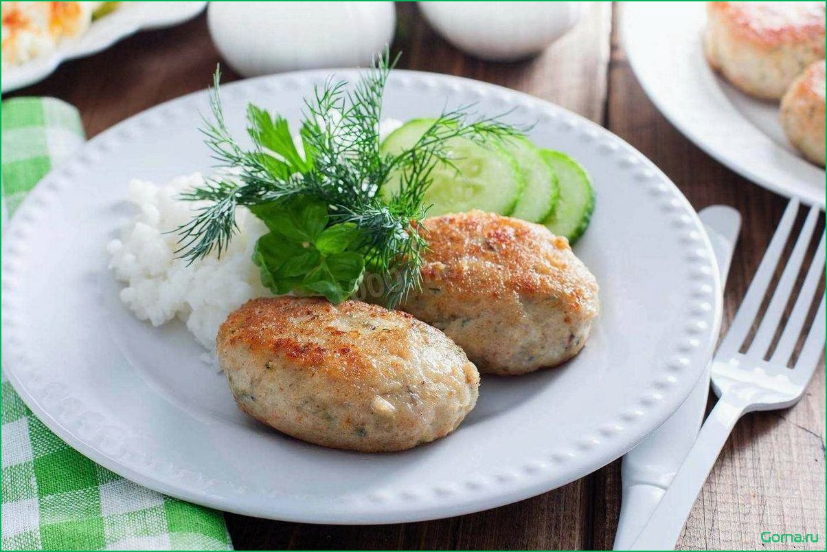 Рецепт приготовления рыбных котлет