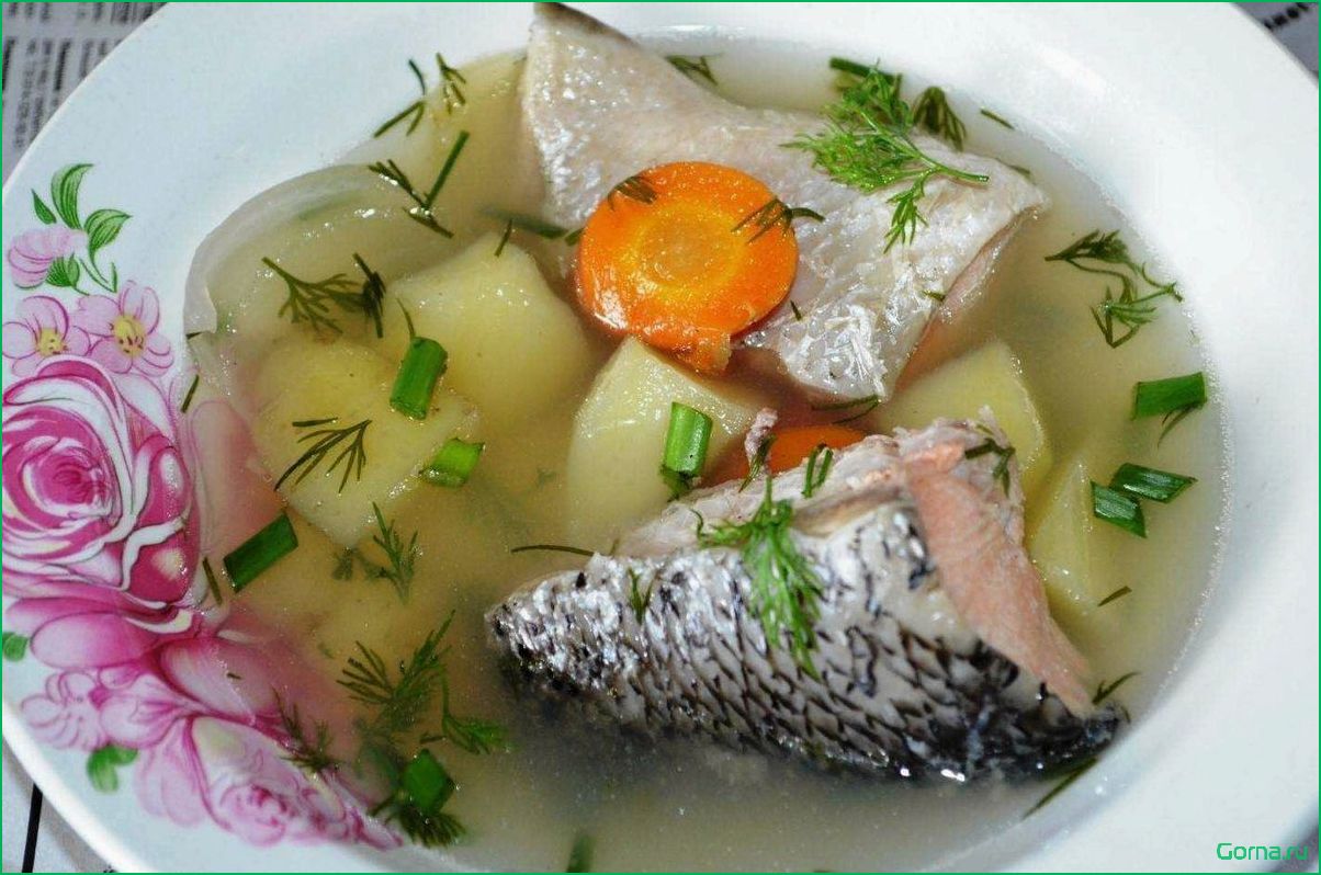 (рыбный, линя) Рыбный суп из линя
