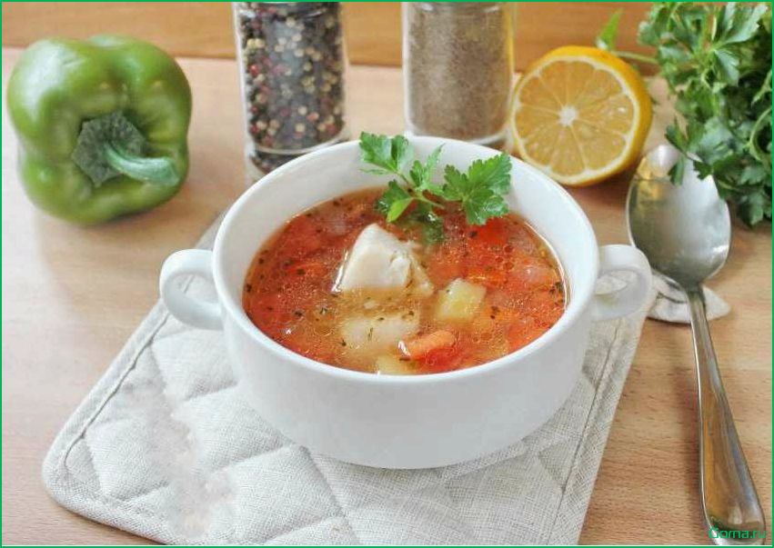Рыбный суп с хеком