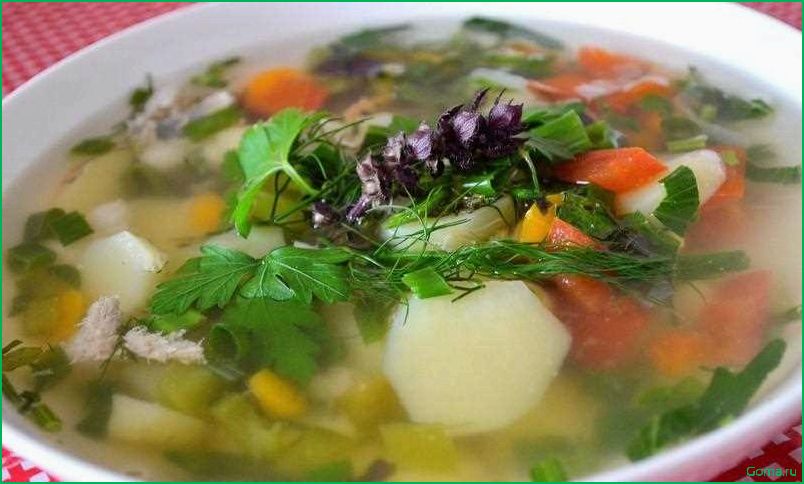 Рыбный суп с хеком
