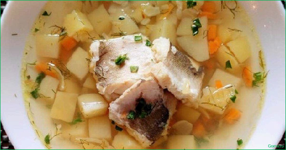 Рыбный суп с хеком