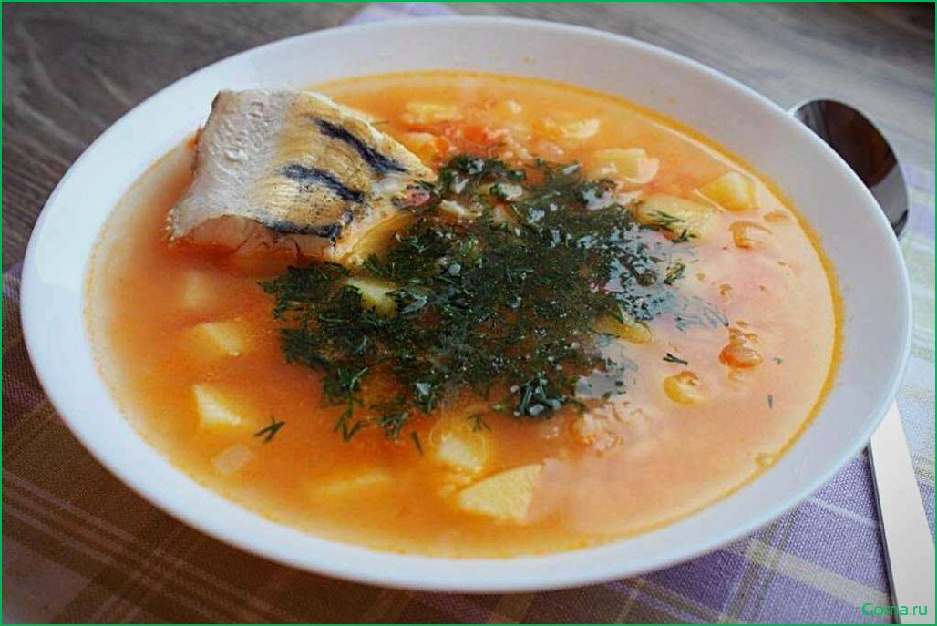 Рыбный суп с хеком