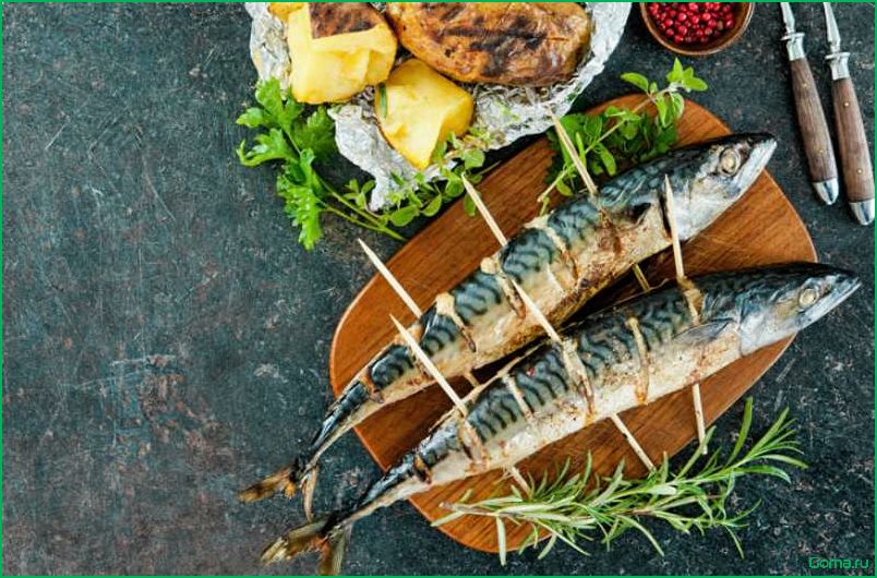 (блюда, мангале, готовим, рыбу, вкусно) Блюда на мангале: готовим рыбу вкусно и сочно!