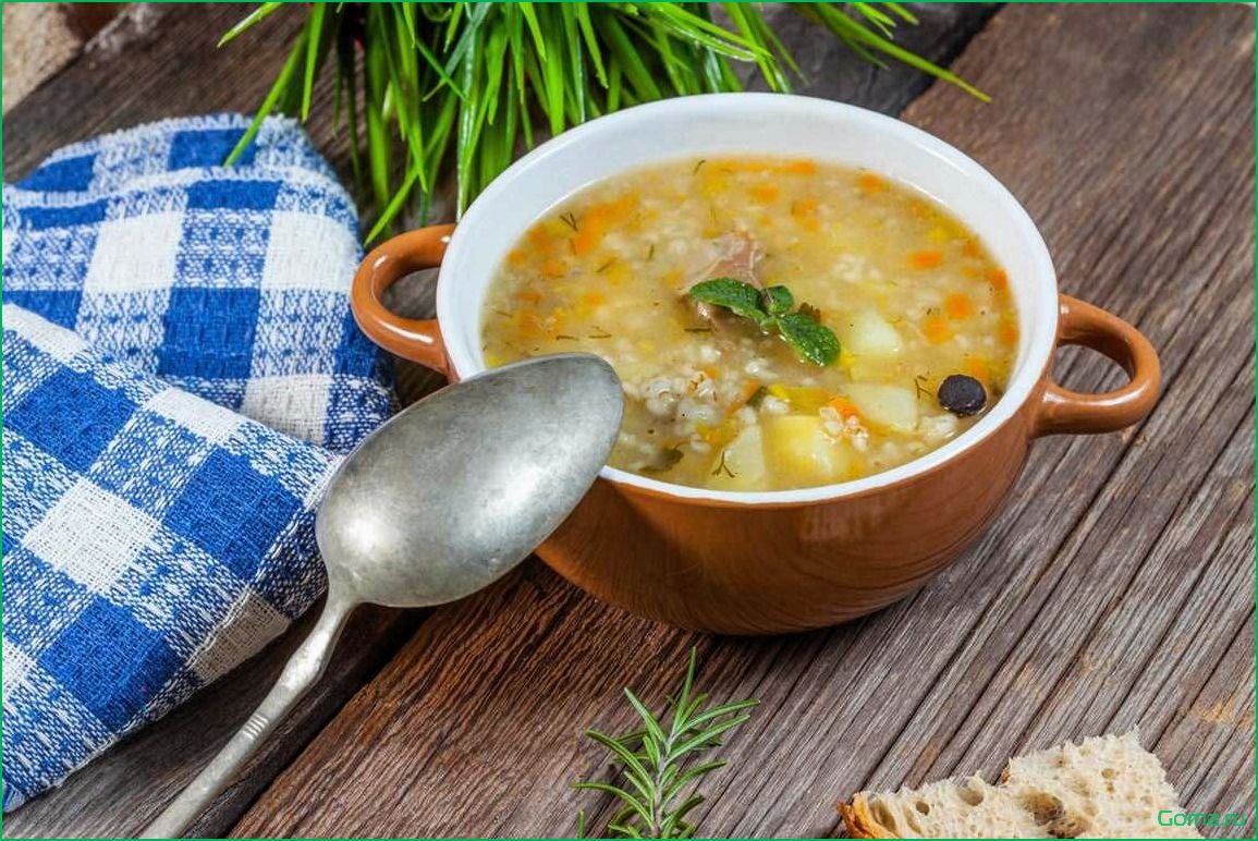 Рецепт рыбного супа с крупой