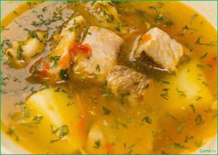 Рыбный суп из сома