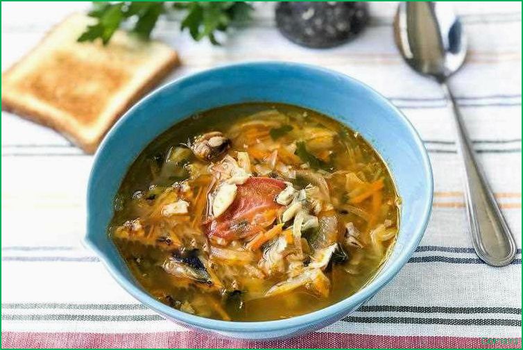 Изысканный рецепт рыбного супа с добавлением свежей капусты