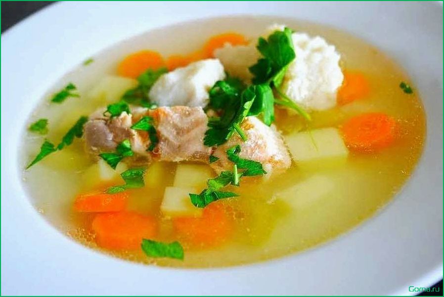 Рыбная уха без овощей