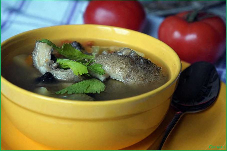 (рыбный, щукой) Рыбный суп с щукой