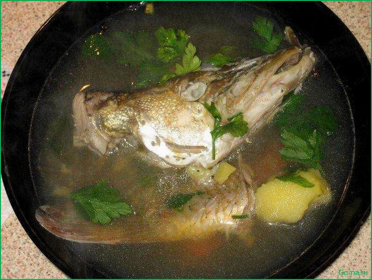 (рыбный, щукой) Рыбный суп с щукой