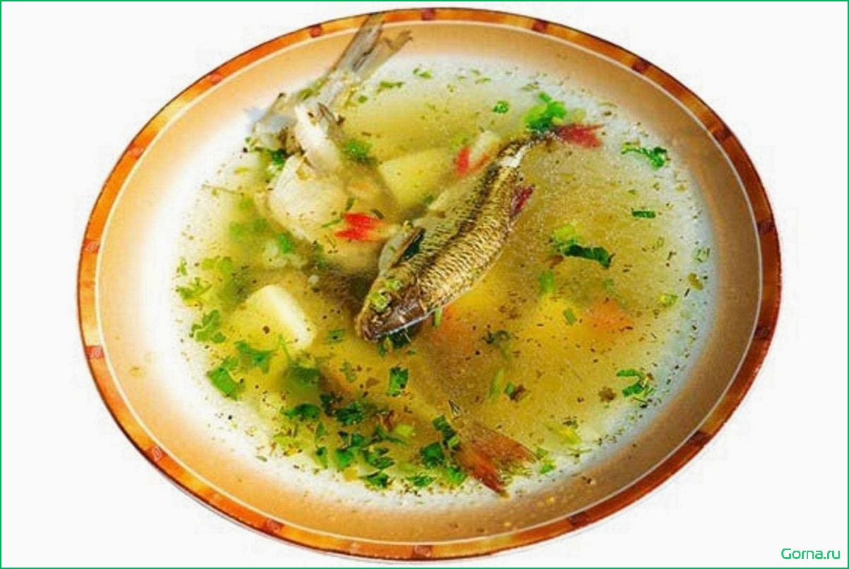 Рыбный суп из плотвы