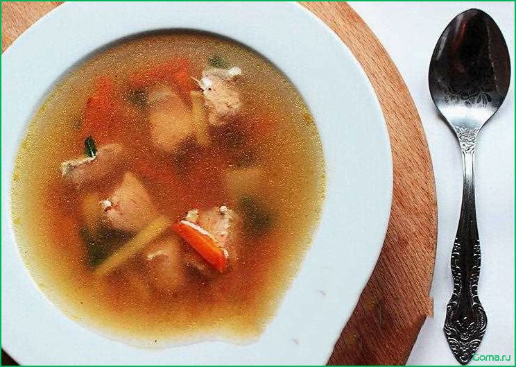 (рыбный, кижуча) Рыбный суп из кижуча
