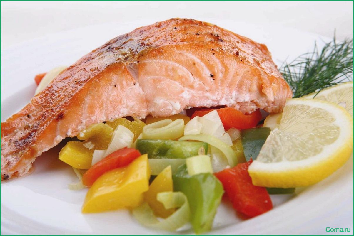 Сочетание овощей и рыбы во вкусных блюдах