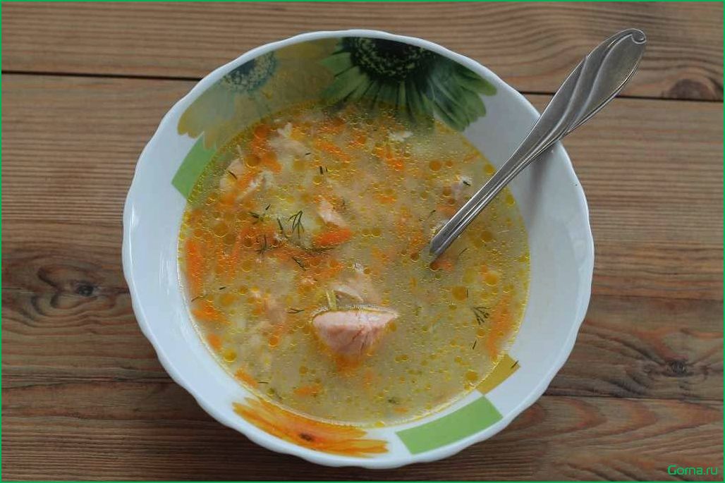 Рыбный суп с перловкой