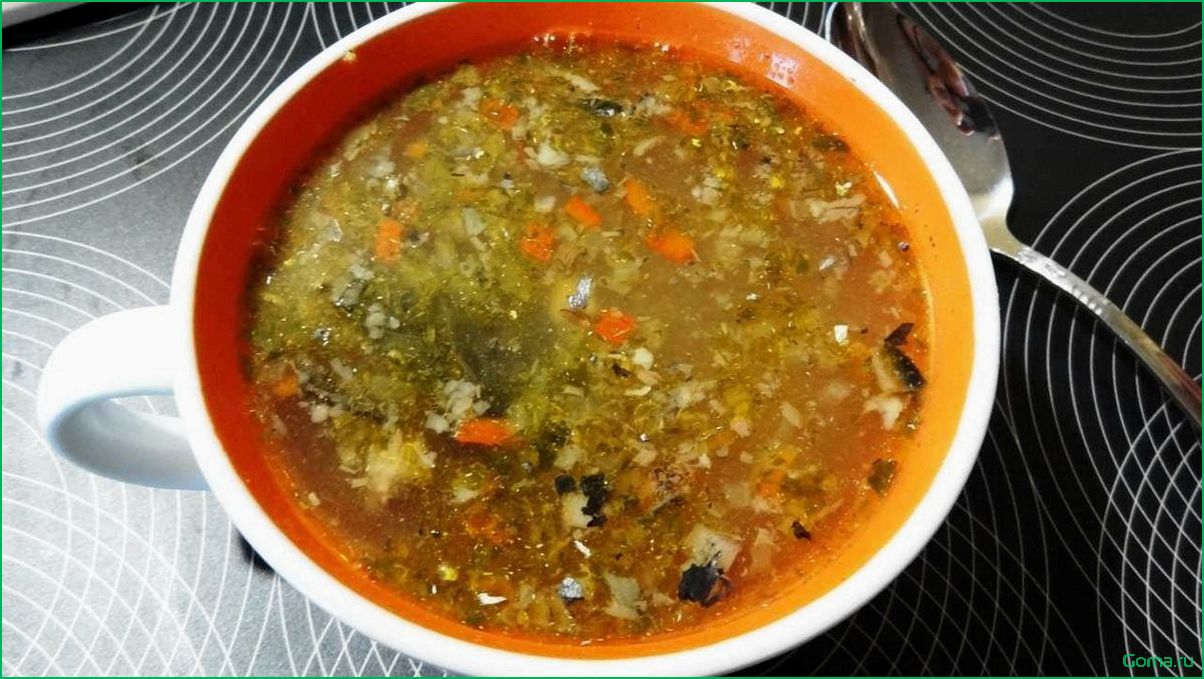 Рыбный суп с перловкой