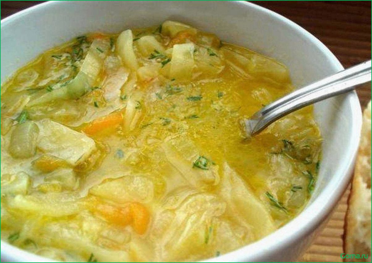 Капустный рыбный суп