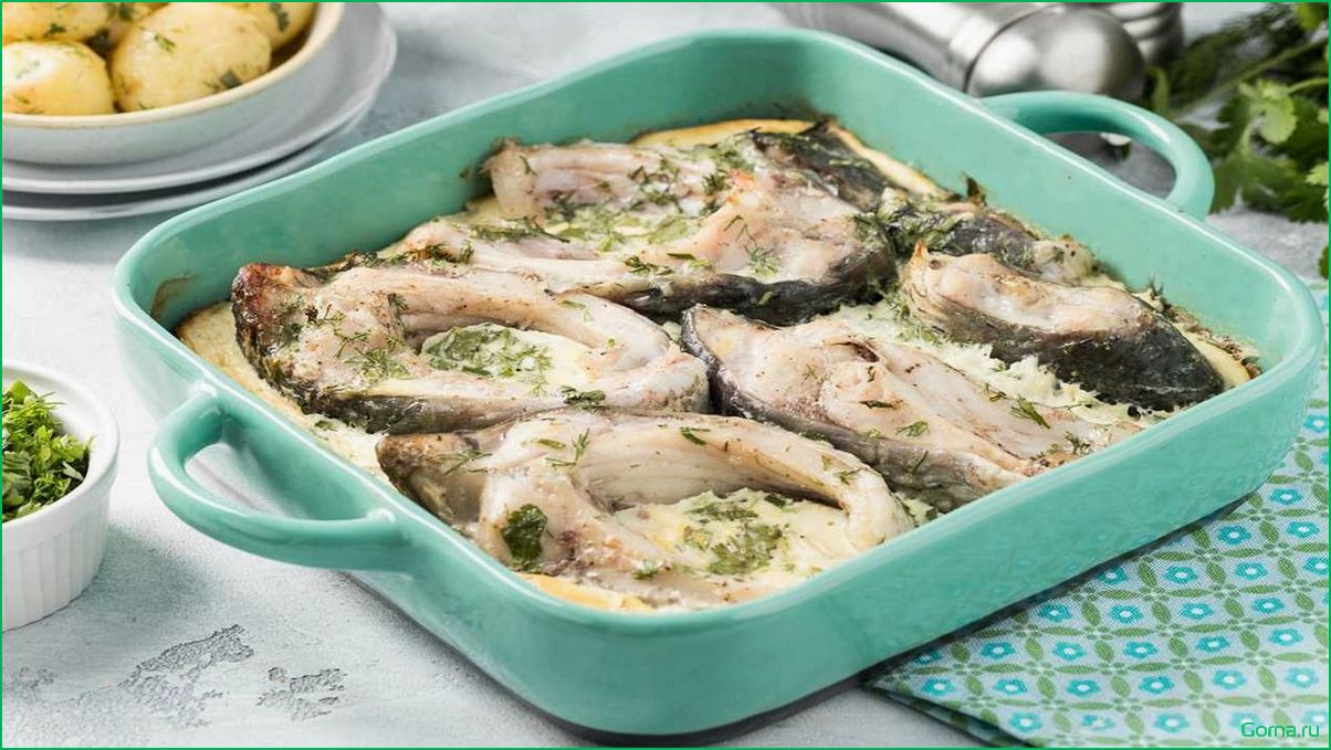 Рыбные блюда с сметаной