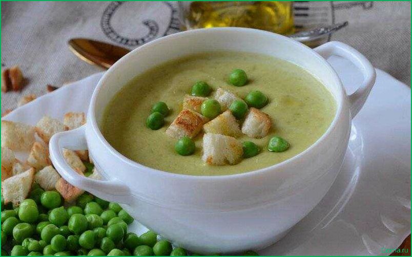 Рыбный суп с горошком