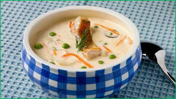 Рыбный суп с горошком