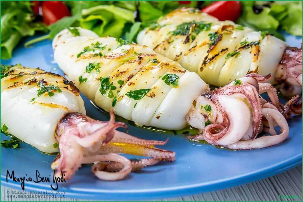 Кальмар: вкусное блюдо из морской рыбы