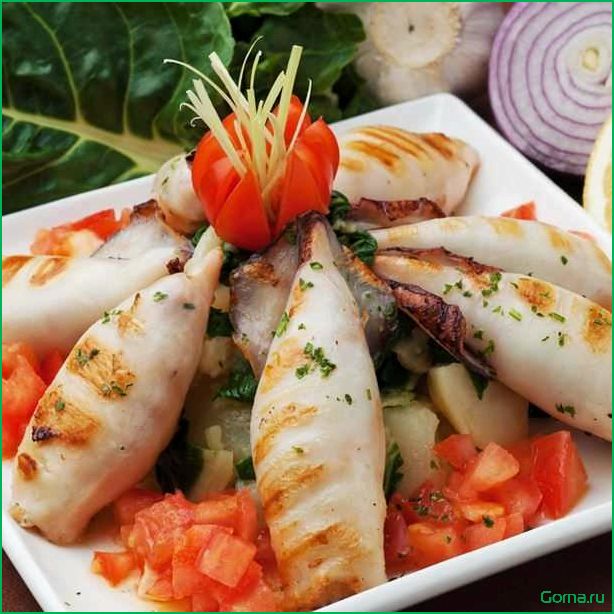 Кальмар: вкусное блюдо из морской рыбы