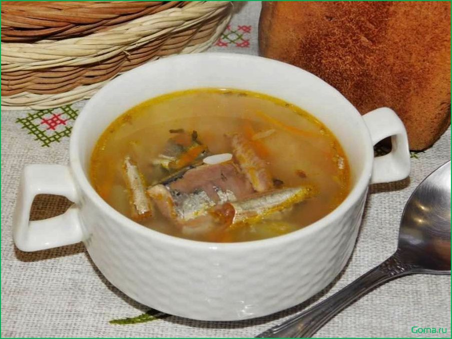 (рыбный, сардины) Рыбный суп из сардины