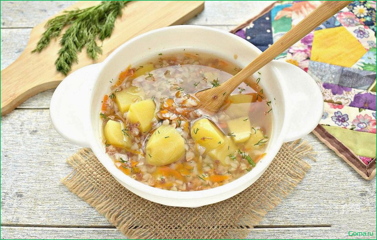 (рыбный, гречки) Рыбный суп из гречки