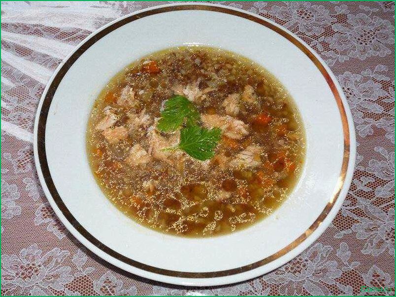 (рыбный, гречки) Рыбный суп из гречки