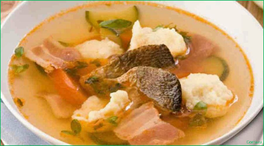 (приготовить, аппетитный, рыбный, клецками, домашних) Как приготовить аппетитный рыбный суп с клецками в домашних условиях