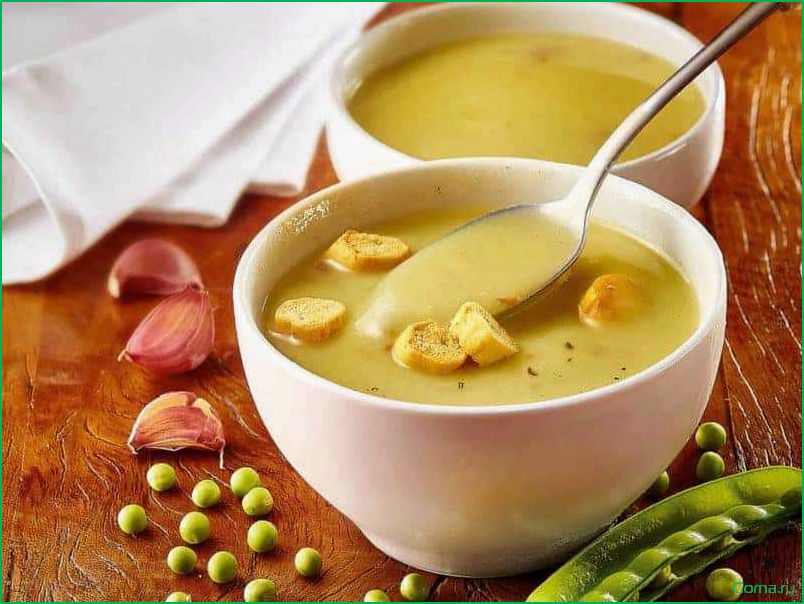 Рецепт рыбного супа с горохом