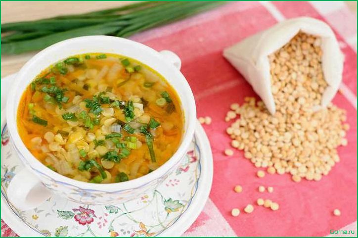Рецепт рыбного супа с горохом