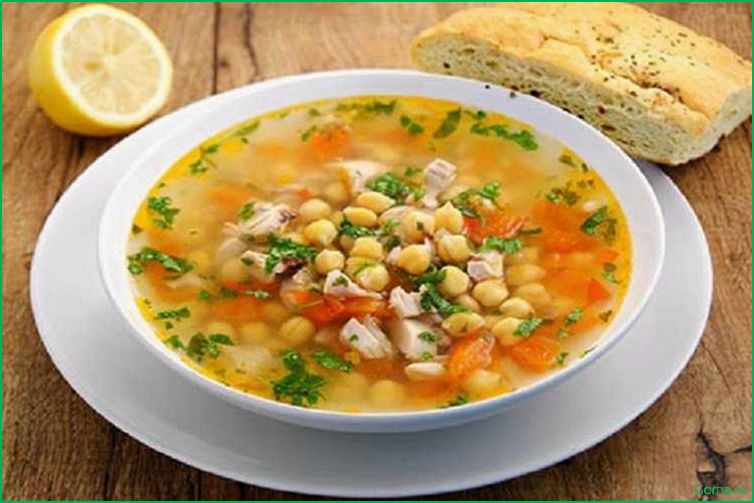 Рецепт рыбного супа с горохом