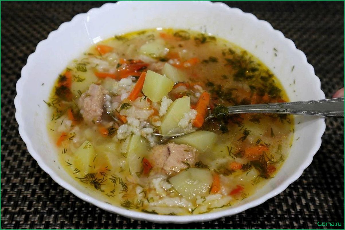 Рыбный суп тунец