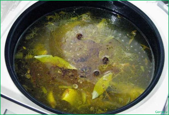 Рыбный суп камбала