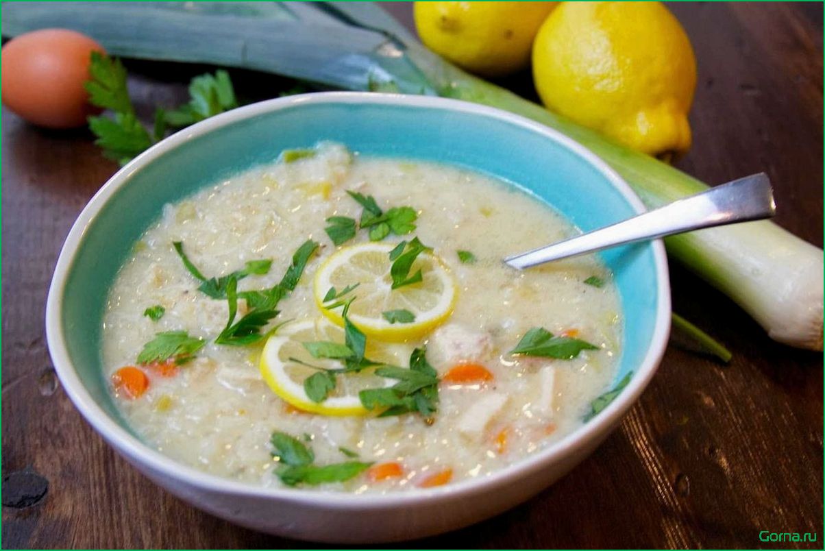 Рецепт рыбного супа с лимоном