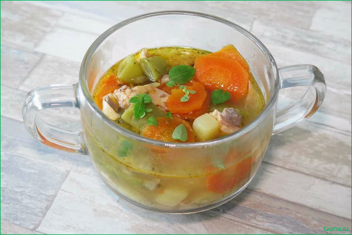 Рецепт супа рыбного с фасолью