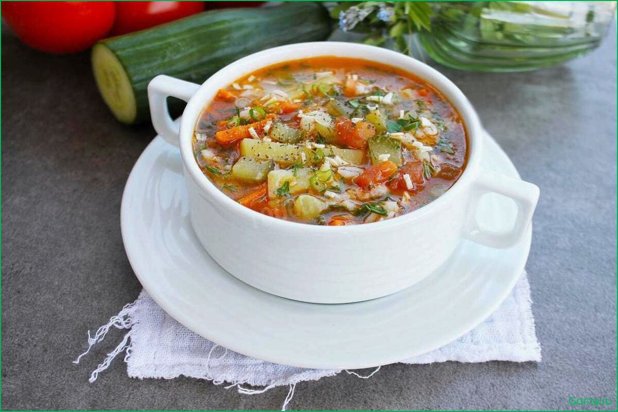 (вкусный, освежающий, рецепт, рыбного, супа) Вкусный и освежающий рецепт рыбного супа с добавлением свежих огурцов