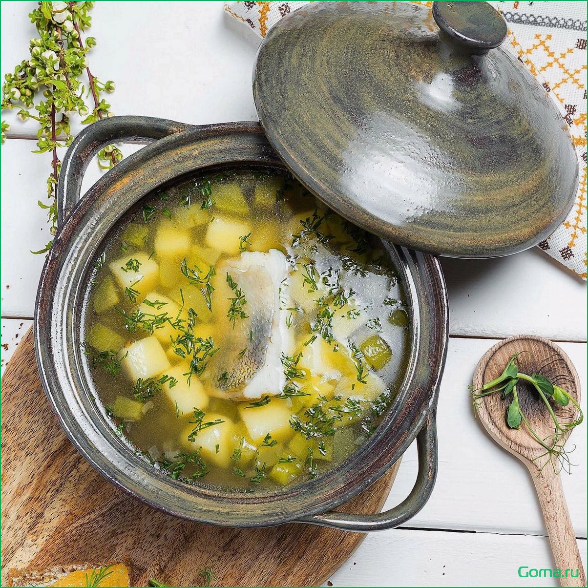 (вкусный, освежающий, рецепт, рыбного, супа) Вкусный и освежающий рецепт рыбного супа с добавлением свежих огурцов