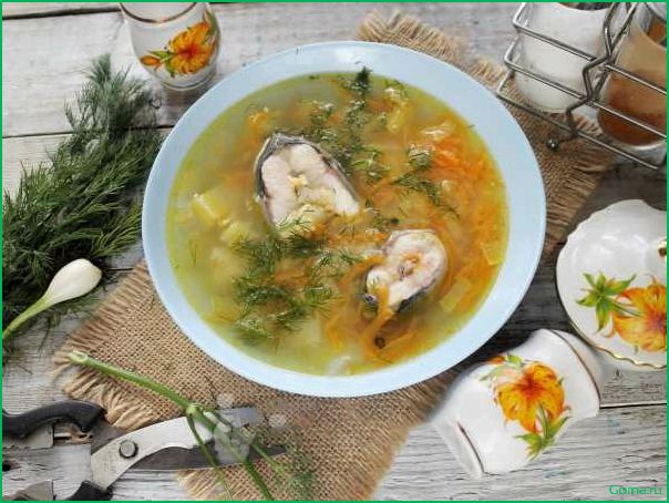 (рыбный, рассолом) Рыбный суп с рассолом