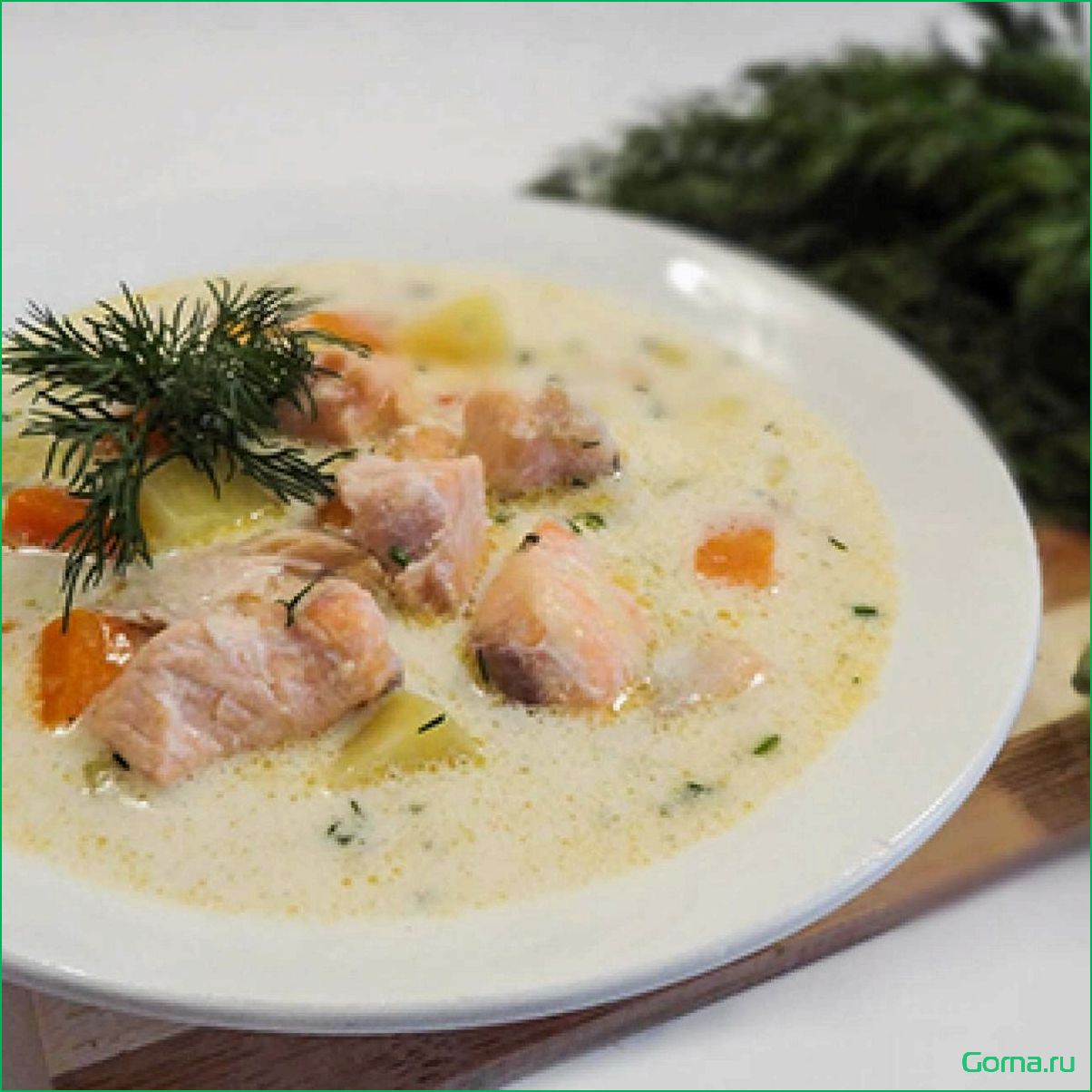 (вкусный, рецепт, рыбного, супа, добавлением) Вкусный рецепт рыбного супа с добавлением ароматного укропа