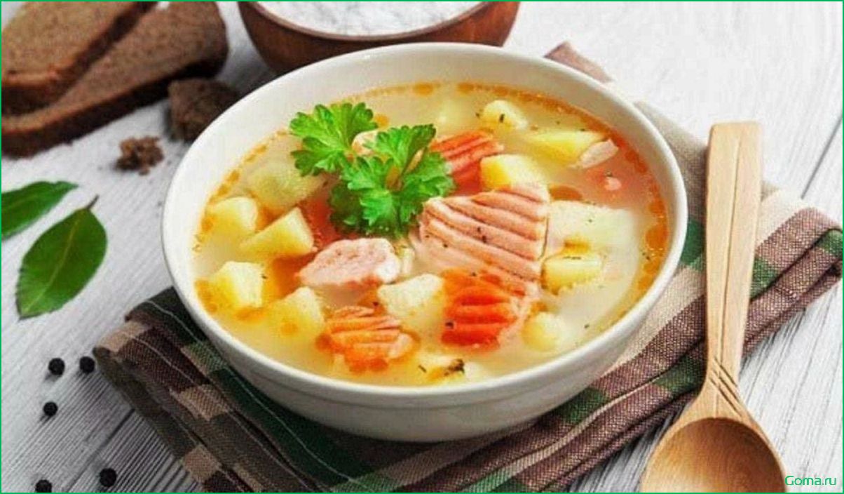 (рыбный, чесноком) Рыбный суп с чесноком